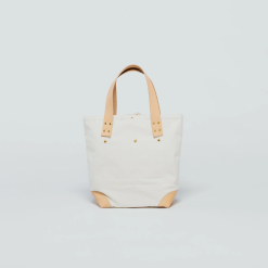 The Superior Labor Canvas Market Bag With Natural Leather