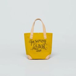 The Superior Labor Canvas Market Bag With Natural Leather
