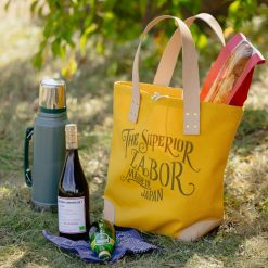 The Superior Labor Canvas Market Bag With Natural Leather