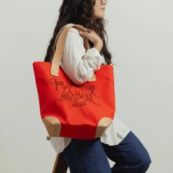 The Superior Labor Canvas Market Bag With Natural Leather