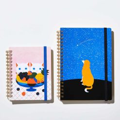 KITTA Hitotoki Notebook Passport Size - Cats & Fruit