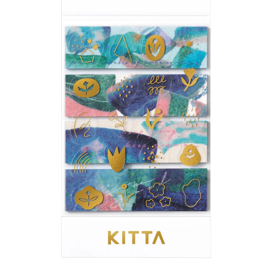 KITTA Washi Stickers - Collage Message