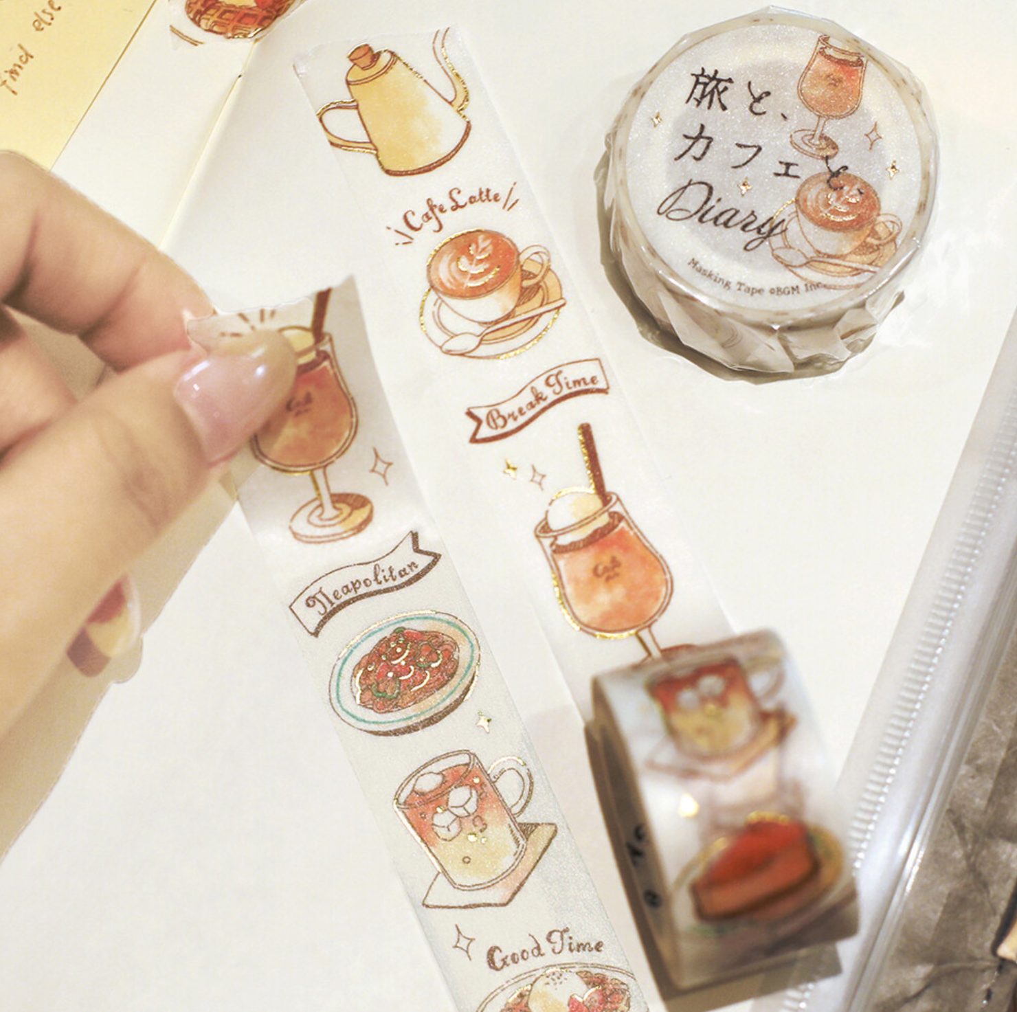 BGM Washi Tape - Dairy Orange