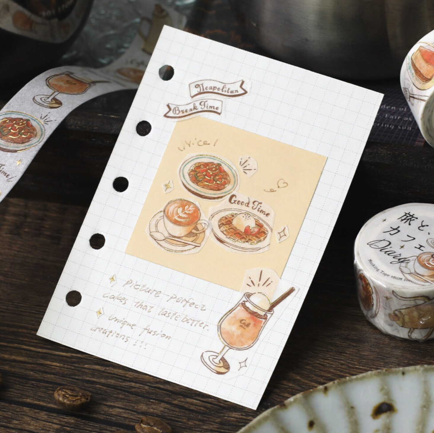 BGM Washi Tape - Dairy Orange