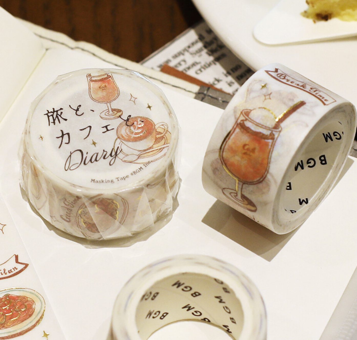 BGM Washi Tape - Dairy Orange