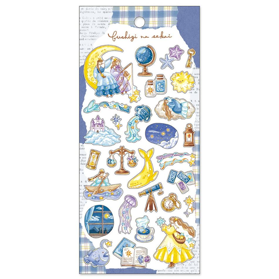 Mind Wave Fushigi na Sekai Stickers (6 designs)
