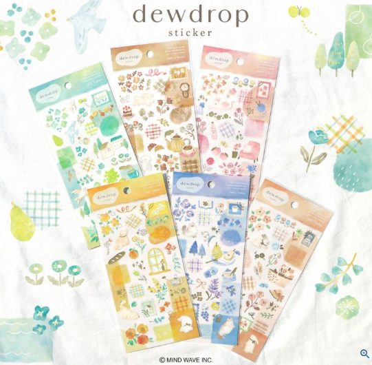 Mind Wave Dewdrop Stickers (6 designs)