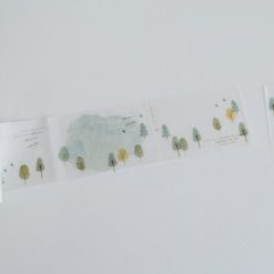 Yohaku Tracing Paper Sticky Notes Roll - Hiking