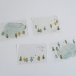 Yohaku Tracing Paper Sticky Notes Roll - Hiking