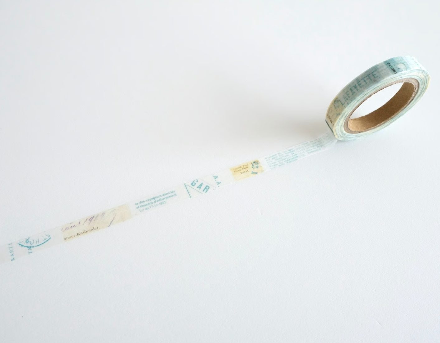 Yohaku Slim Washi Tape L-023 Birch Mori