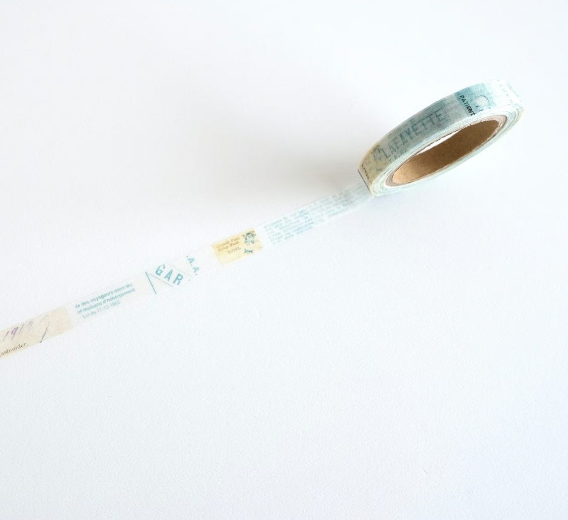 Yohaku Slim Washi Tape L-023 Birch Mori