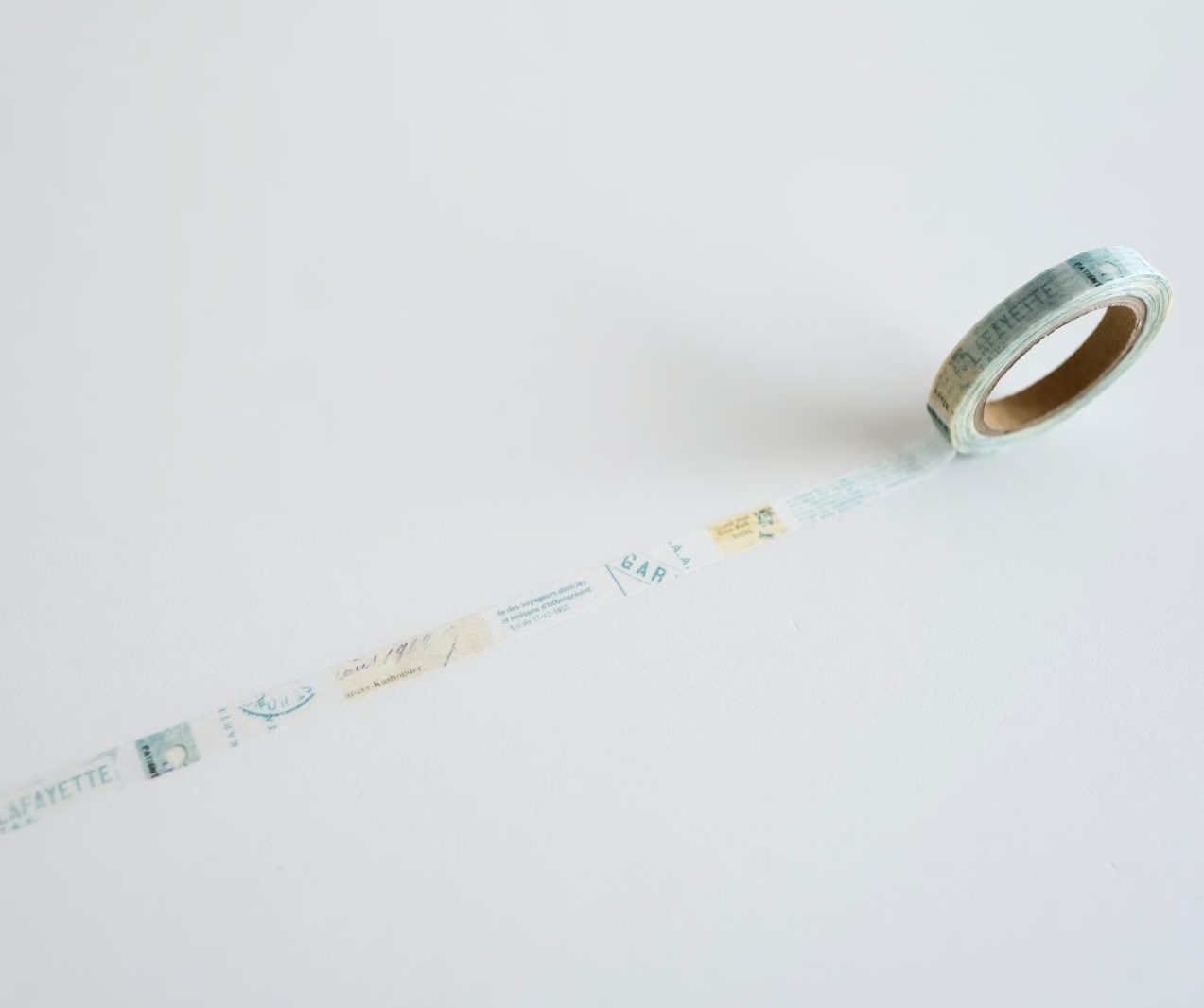 Yohaku Slim Washi Tape L-023 Birch Mori