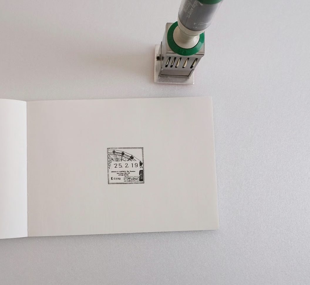 Yohaku Rotating Date Stamp - Nostalgia