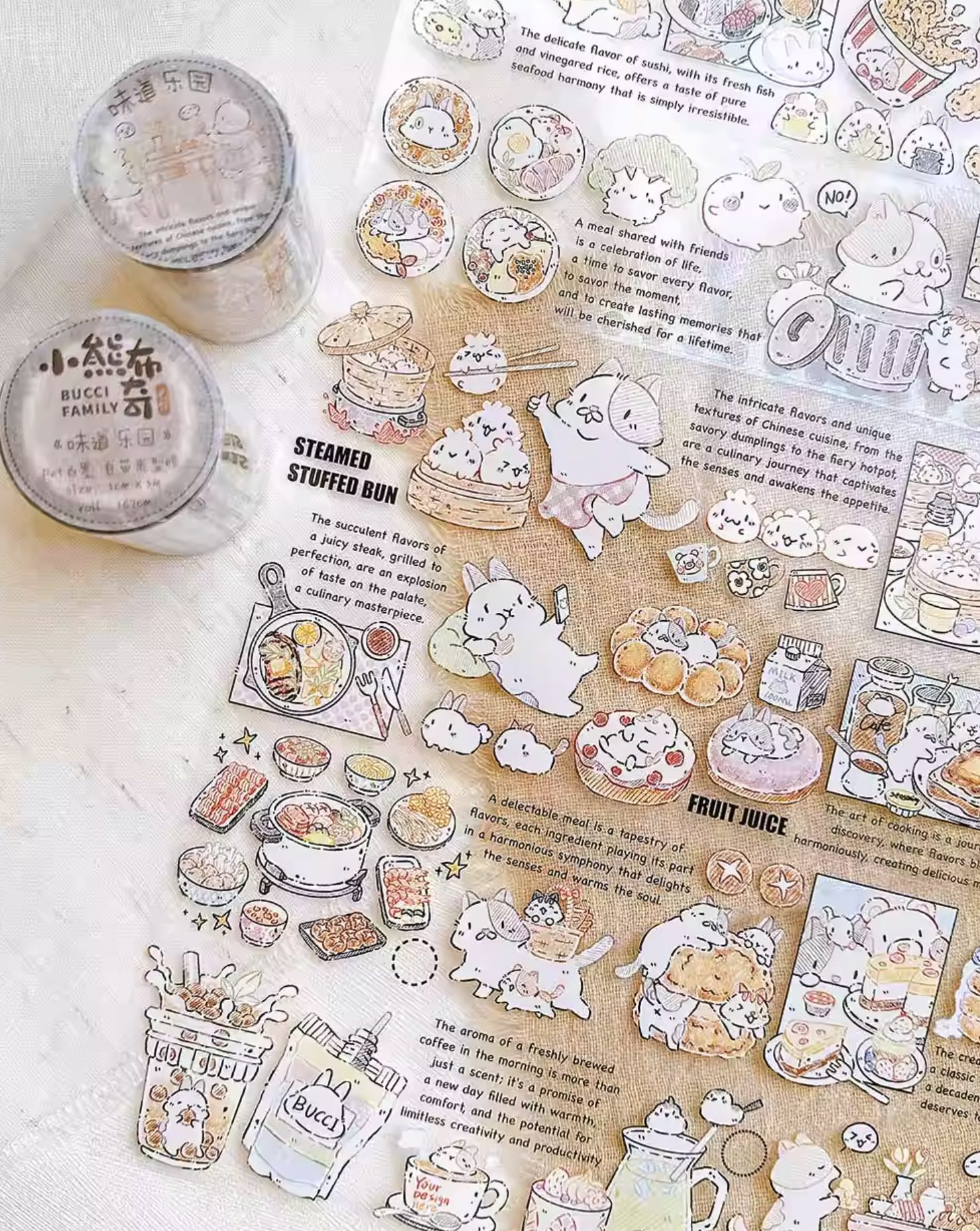 Bucci Family Tasty Food PET Tape