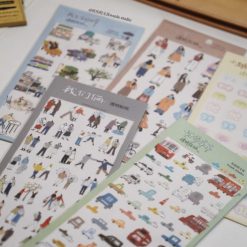 Wanle Studio Small People Sticker Sheets