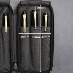 &Liebe 6-Pen Leather Zip Case - Image 15