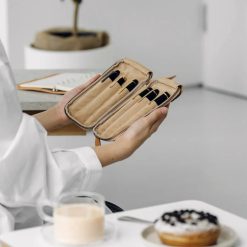&Liebe 6-Pen Leather Zip Case - Image 14