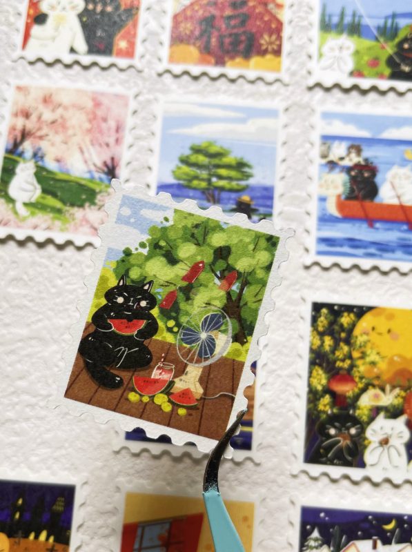 Xiami Studio Stickers - Postage Stamps