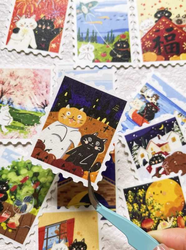 Xiami Studio Stickers - Postage Stamps
