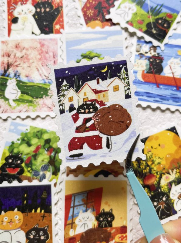 Xiami Studio Stickers - Postage Stamps