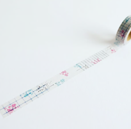Yohaku Washi Tape YC-004 - Check & Stripe