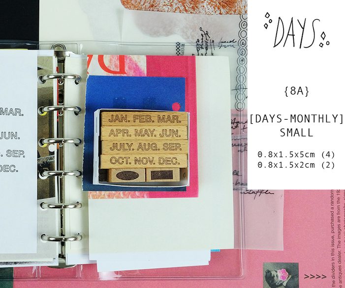 Kurukynki Monthly Rubber Stamps