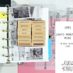 Kurukynki Monthly Rubber Stamps