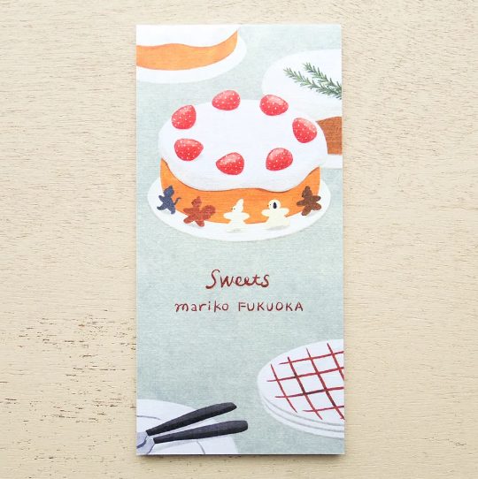 Cozyca Mariko Fukuoka Note Pad - Sweets (Copy)