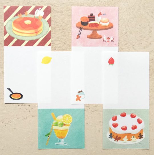 Cozyca Mariko Fukuoka Note Pad - Sweets (Copy)