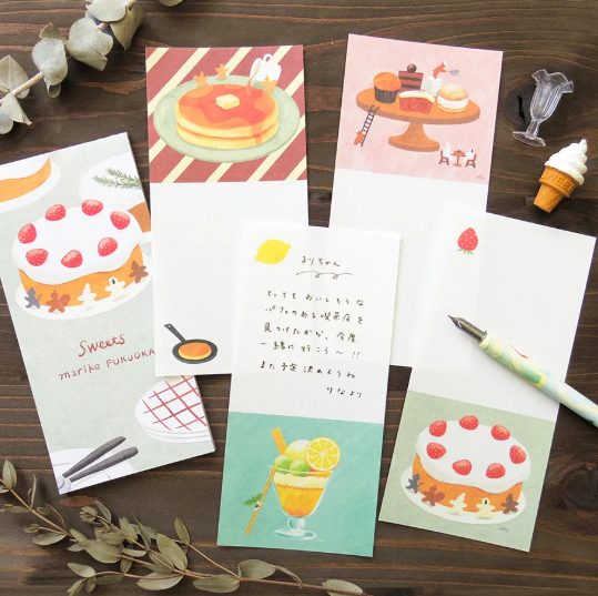 Cozyca Mariko Fukuoka Note Pad - Sweets (Copy)
