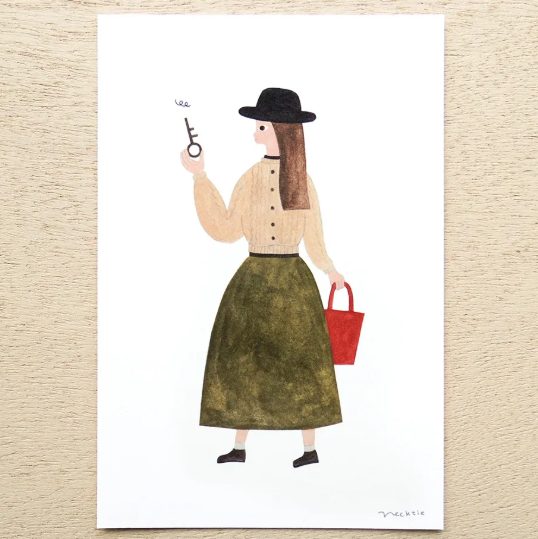 Cozyca Postcard Set - Rabbit Guitar