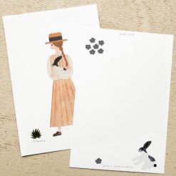 Cozyca Postcard Set - Rabbit Guitar
