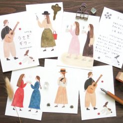 Cozyca Postcard Set - Rabbit Guitar