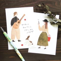 Cozyca Postcard Set - Rabbit Guitar