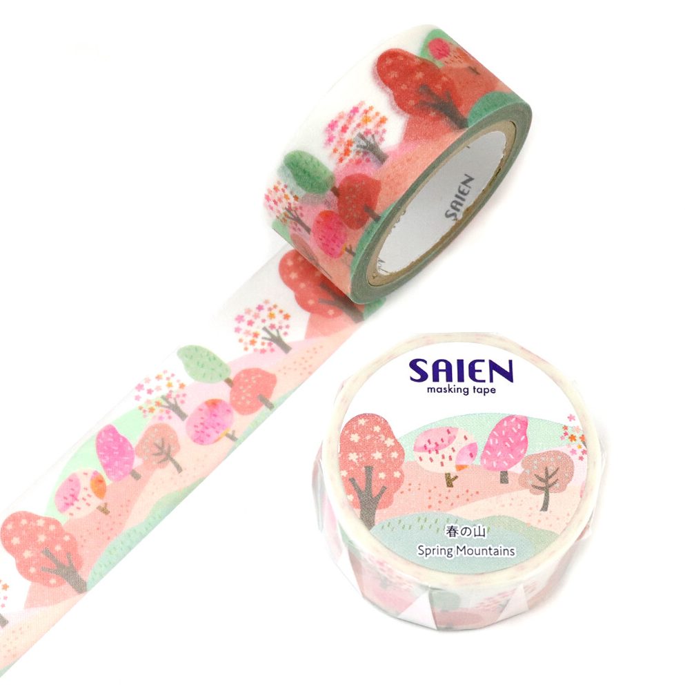 Saien Washi Tape - Spring Mountains