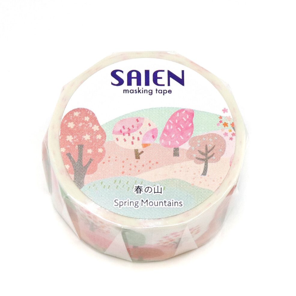 Saien Washi Tape - Spring Mountains