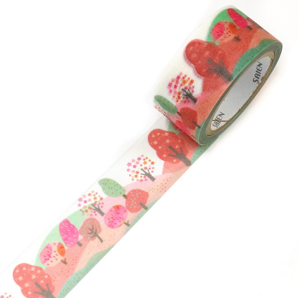 Saien Washi Tape - Spring Mountains