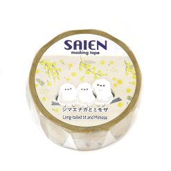 Saien Washi Tape - Shimaenaga & Mimosa