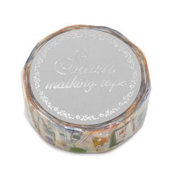 Saien Foiled Washi Tape - Drawing Tools