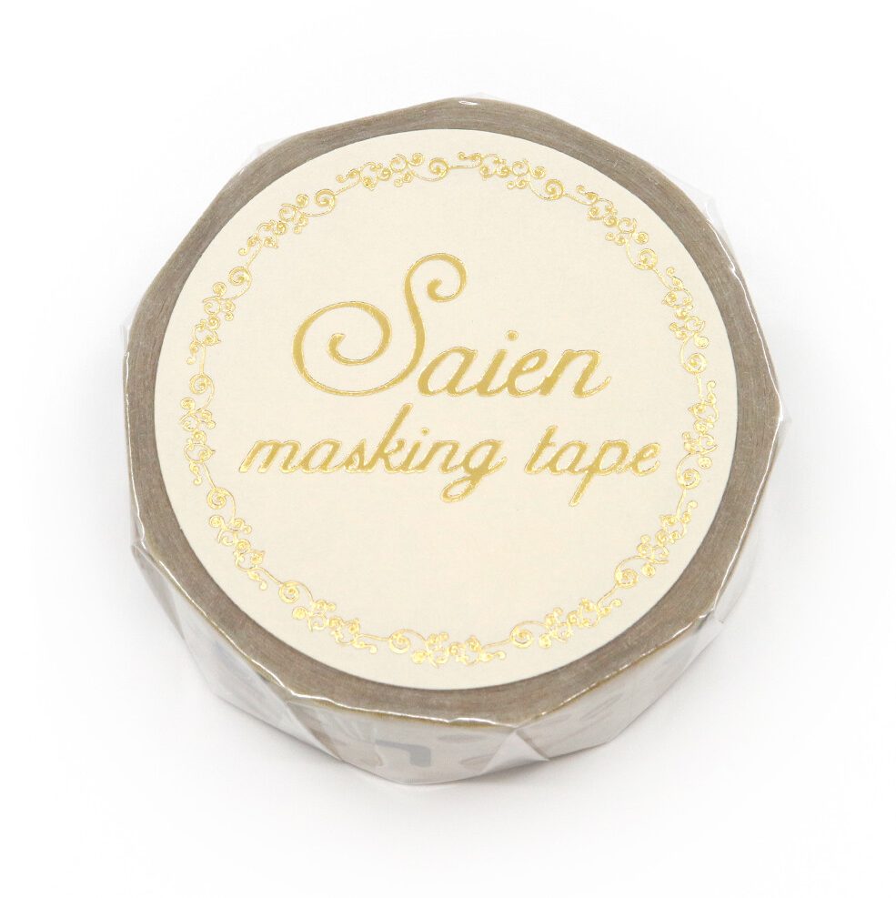 Saien Foiled Washi Tape - Coffee Time