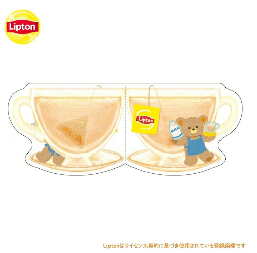 Furukawa Paper x Lipton Note Card Set - Milk Tea