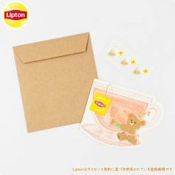 Furukawa Paper x Lipton Note Card Set - Peach Tea