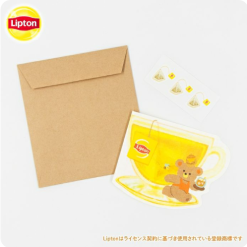 Furukawa Paper x Lipton Note Card Set - Honey Tea