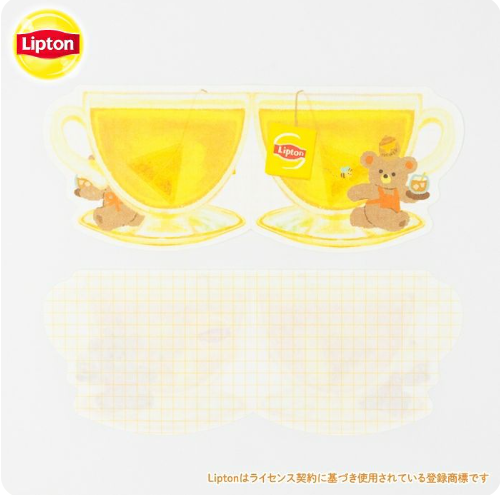 Furukawa Paper x Lipton Note Card Set - Honey Tea