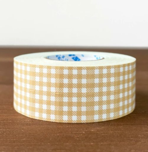 Stamp Marché Label Sticker Roll - Gingham Check - Image 9