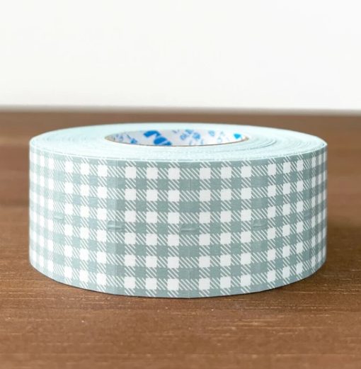 Stamp Marché Label Sticker Roll - Gingham Check