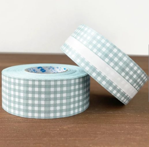 Stamp Marché Label Sticker Roll - Gingham Check - Image 14