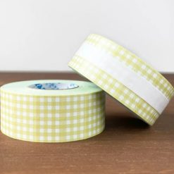 Stamp Marché Label Sticker Roll - Gingham Check