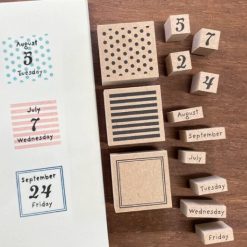 PRICE NEEDED Stamp Marché Rubber Stamps 0-9 Number Set