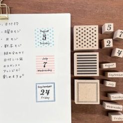 PRICE NEEDED Stamp Marché Rubber Stamps 0-9 Number Set